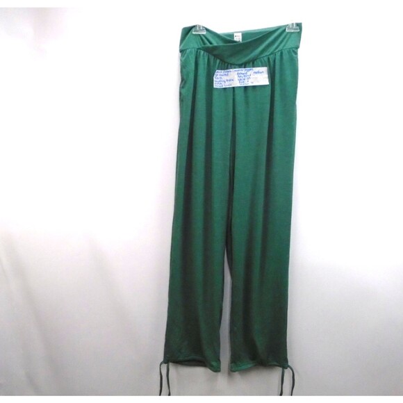 HALARA Pants - Halara Womens High Waisted Crossover Jogger Pant Size M Green Wide Leg Tie Ankle
